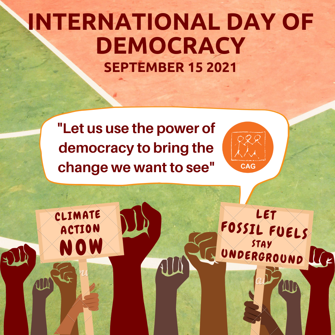Social Media Poster International Day Of Democracy 2021 CAG